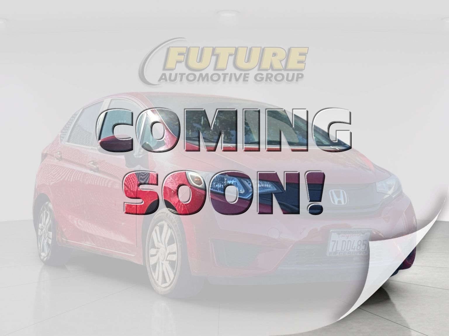 Red 2015 Honda Fit LX Hatchback Front-Wheel Drive Continuously Variable Transmission
