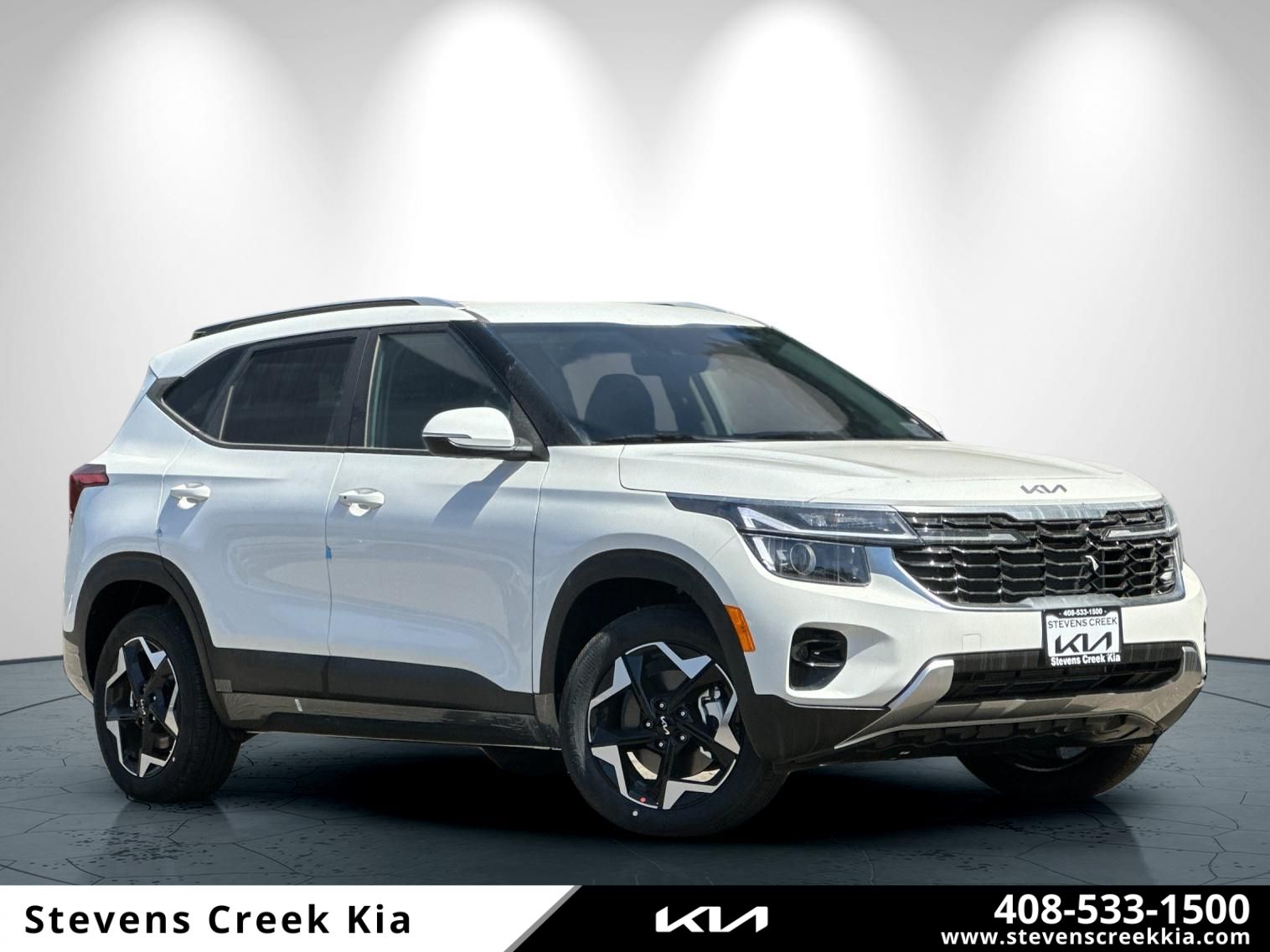 Snow White Pearl 2026 Kia Seltos S AWD SUV / Crossover All-Wheel Drive Continuously Variable Transmission