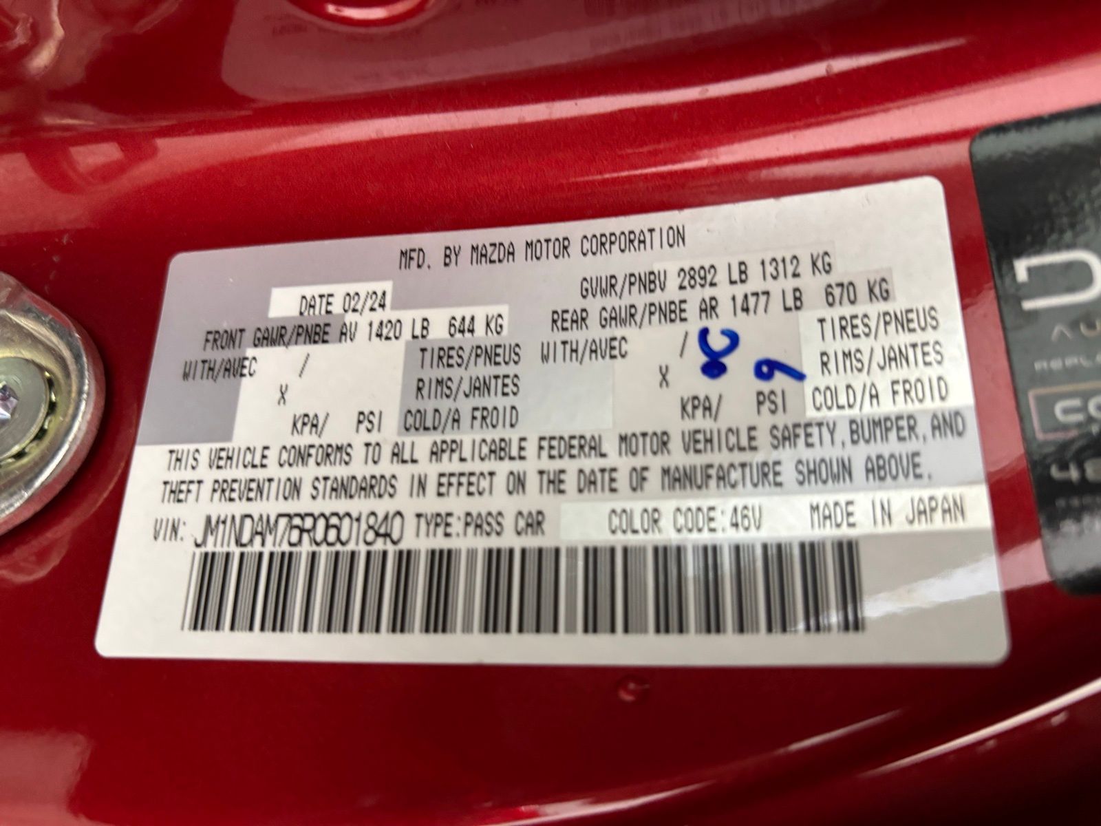 Used Car 2024 Mazda Mx-5 Miata Rf  Grand Touring For Sale Under $35,000 In Austin, Texas