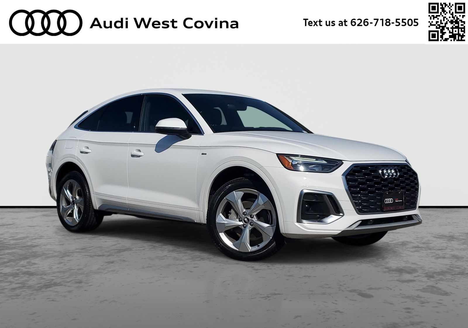 Ibis White 2021 Audi Q5 Sportback quattro Premium 45 TFSI AWD Sedan All-Wheel Drive 7-Speed Automatic