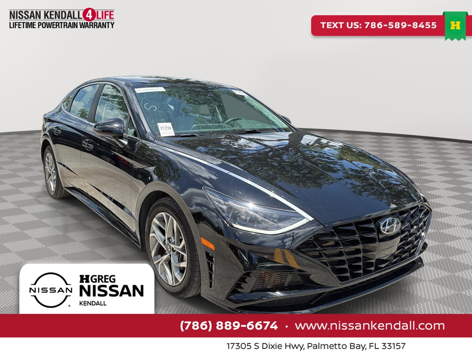 Onyx Black 2023 Hyundai Sonata Sedan Front-Wheel Drive 8-Speed Automatic