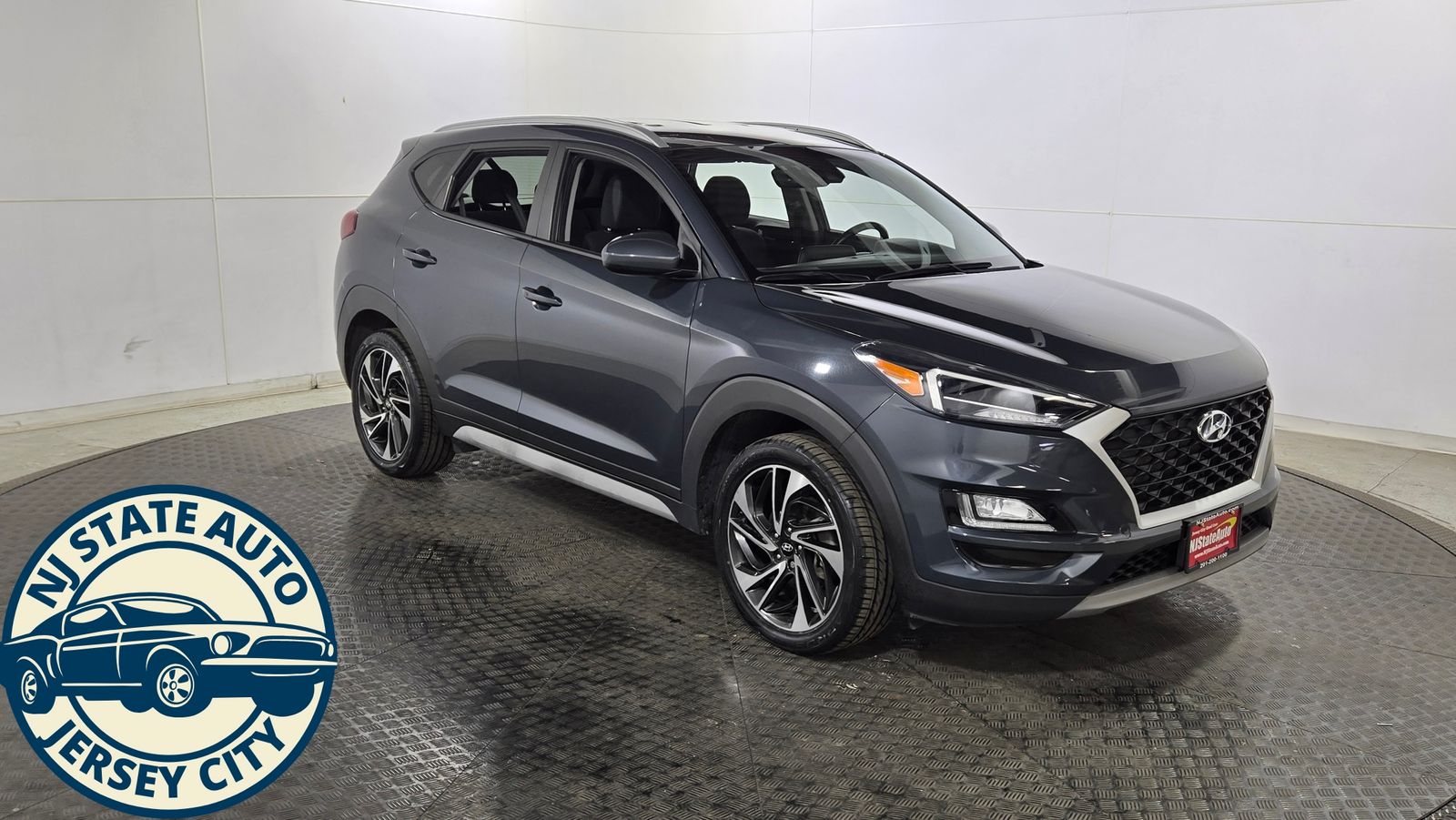 Dusk Blue 2021 Hyundai Tucson SUV / Crossover All-Wheel Drive 6-Speed Automatic