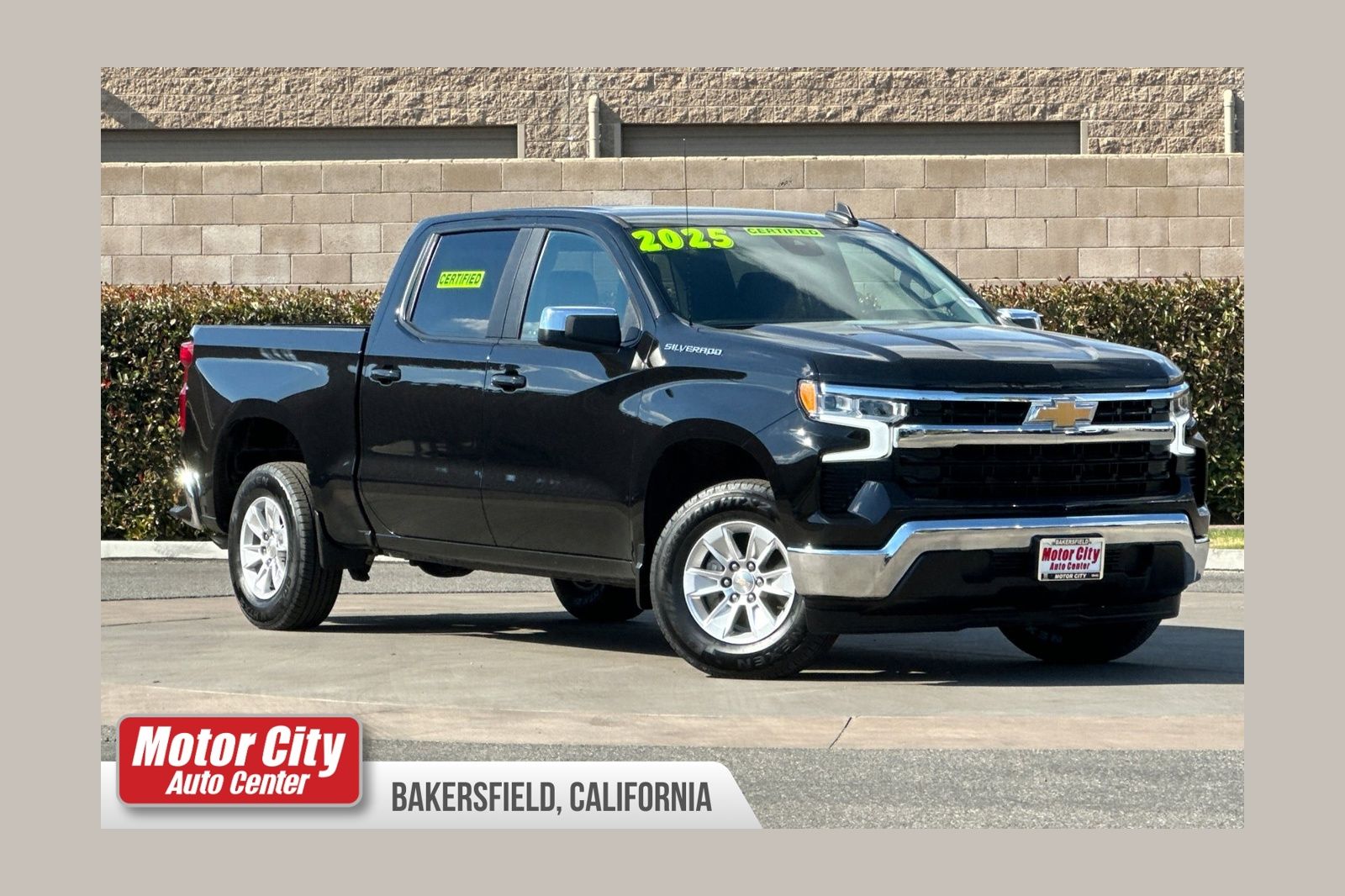 Black 2025 Chevrolet Silverado 1500 Pickup Truck 4X2 Automatic