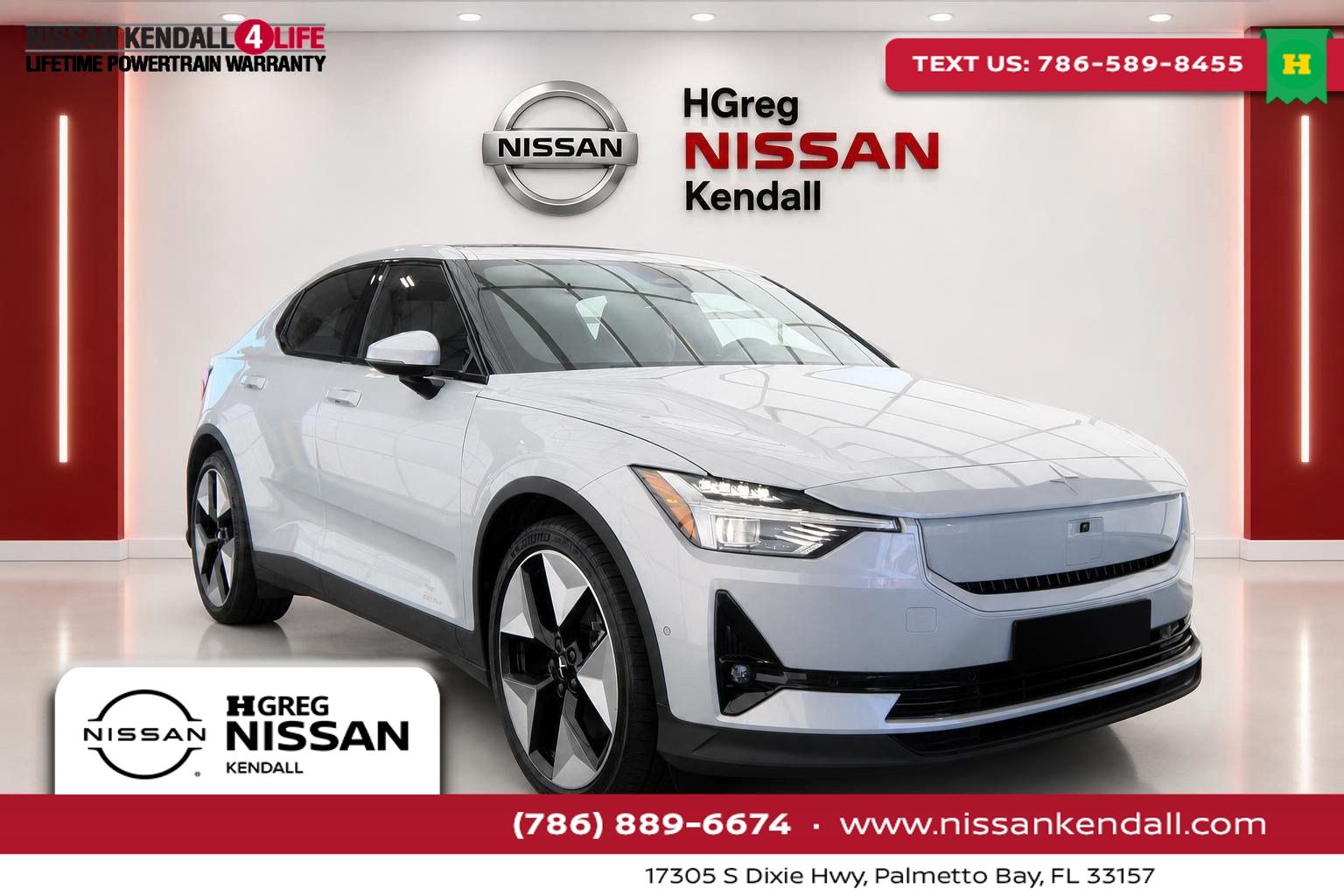 Magnesium Metallic 2024 Polestar 2 Sedan All-Wheel Drive 1-Speed Automatic