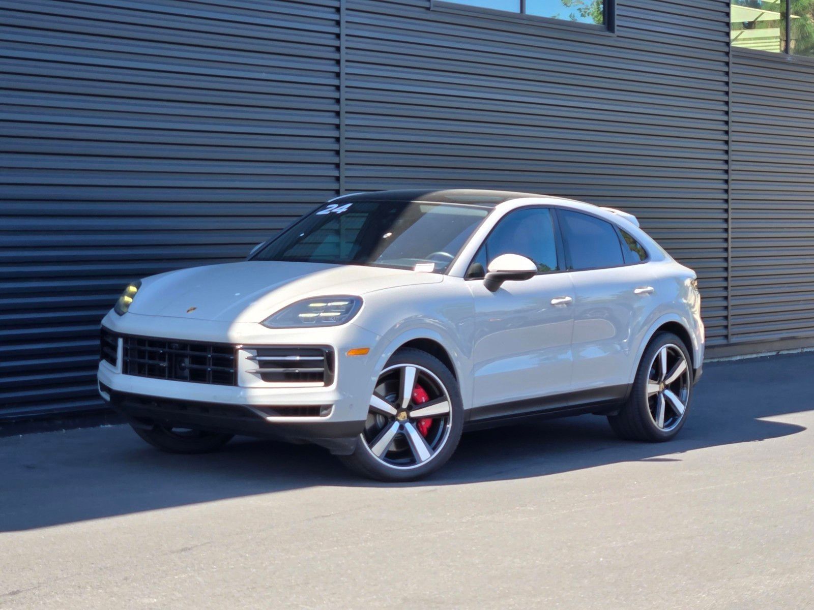 Chalk 2024 Porsche Cayenne Coupe Coupe All-Wheel Drive 8-Speed Automatic