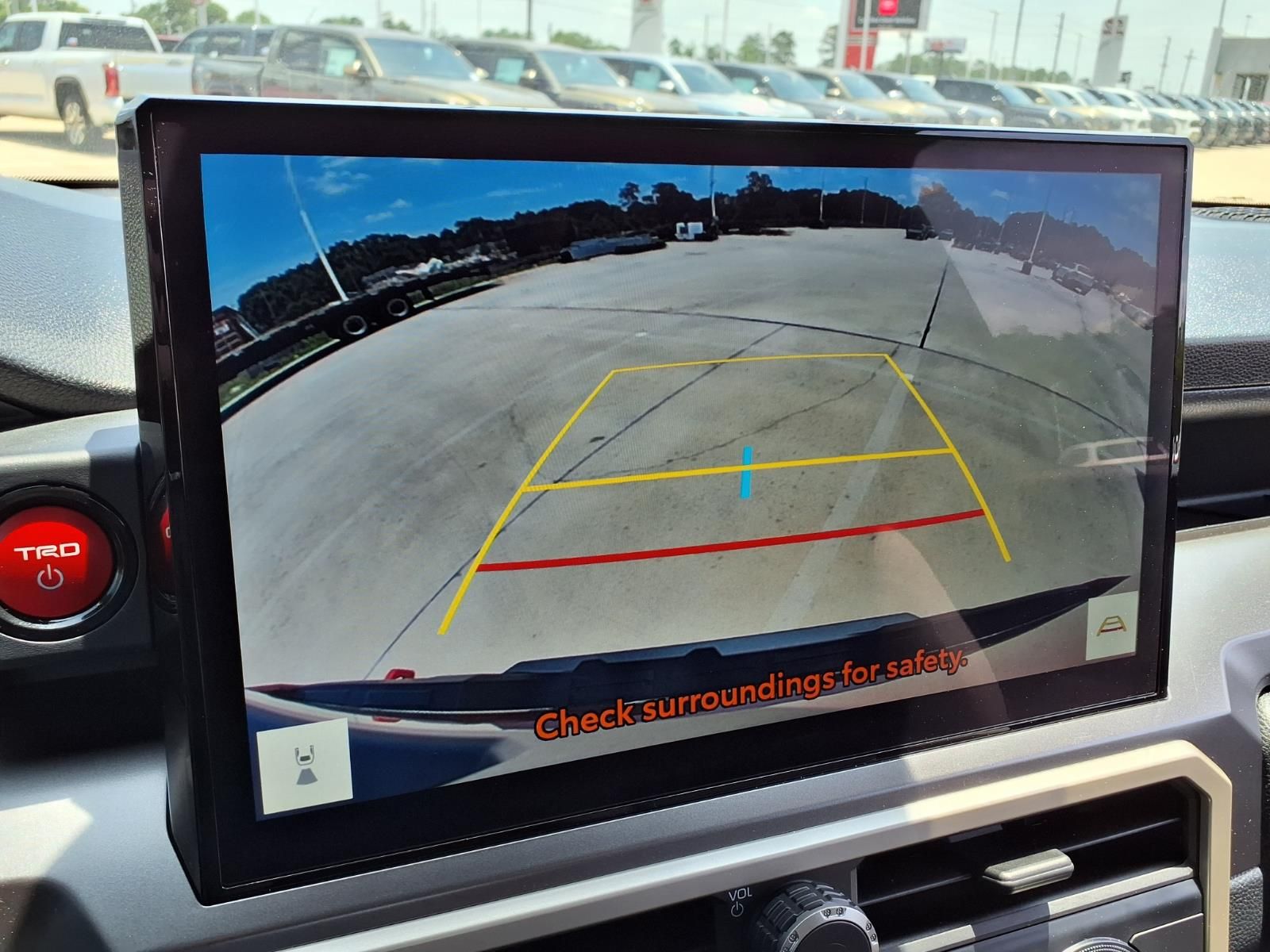 2025 Toyota Tacoma Hybrid TRD Off Road Red at EAG Ford Navasota