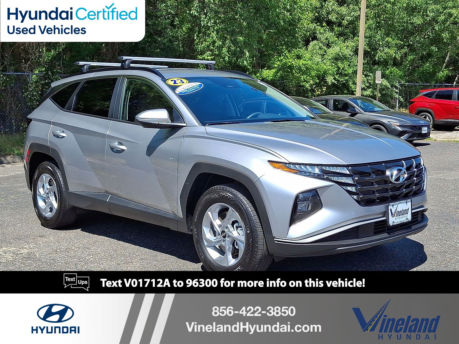 Shimmering Silver 2023 Hyundai Tucson SUV / Crossover All-Wheel Drive 8-Speed Automatic