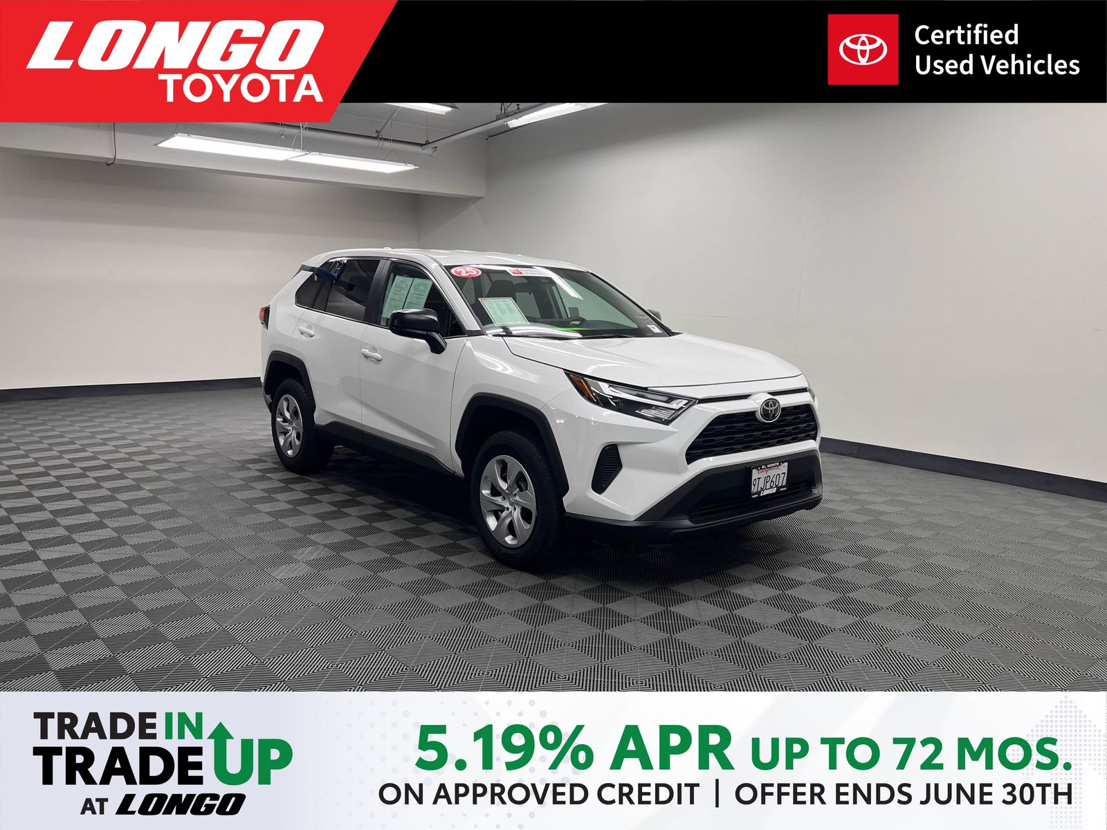 used 2025 Toyota RAV4 car, priced at $30,388