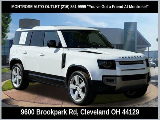 White 2025 Land Rover Defender SUV / Crossover All-Wheel Drive 8-Speed Automatic