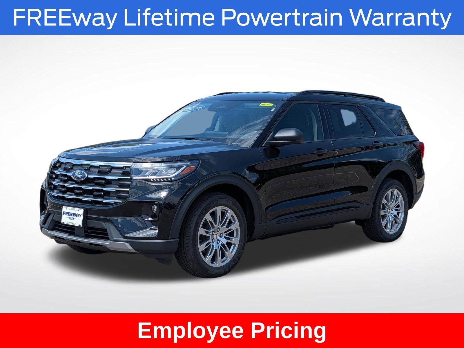 Black 2026 Ford Explorer Active AWD SUV / Crossover All-Wheel Drive Automatic