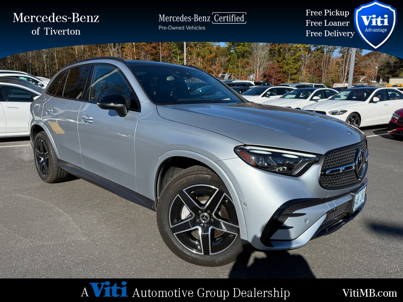 Cirrus Silver Metallic 2024 Mercedes-Benz GLC 300 4MATIC SUV / Crossover All-Wheel Drive 9-Speed Automatic