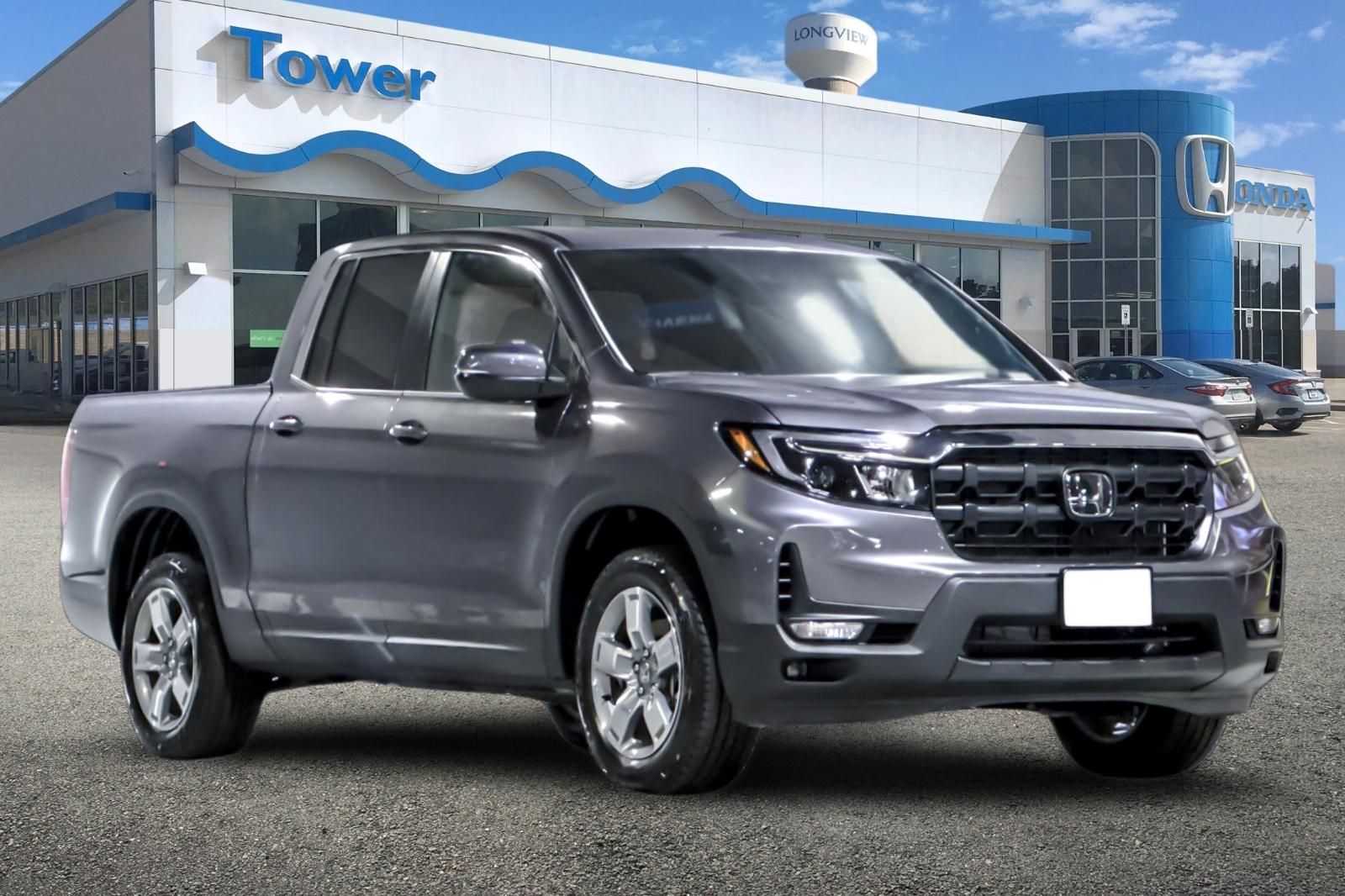 Gray (Modern Steel Metallic) 2026 Honda Ridgeline RTL AWD Pickup Truck All-Wheel Drive 9-Speed Automatic