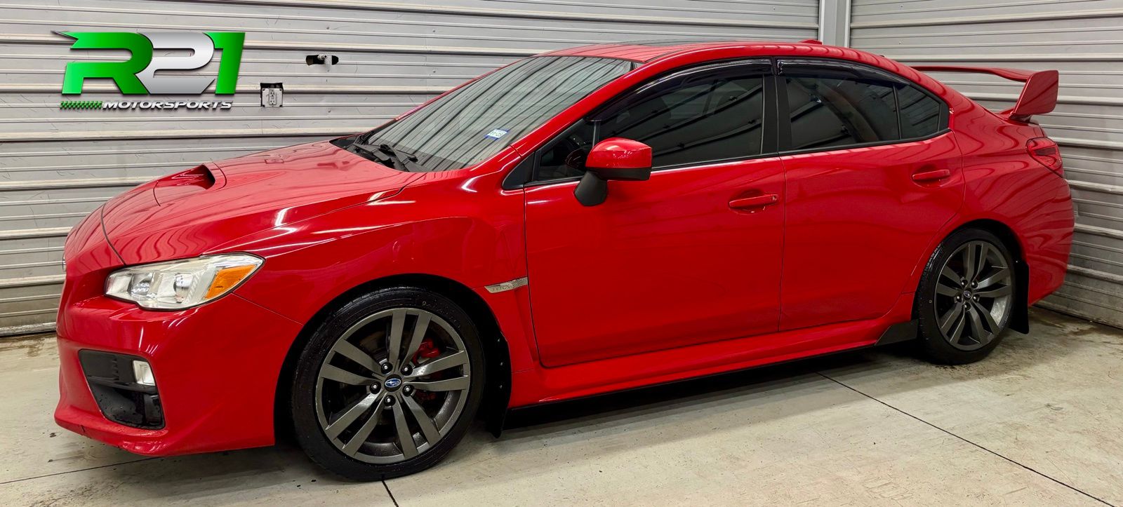 Pure Red 2016 Subaru WRX Premium AWD Sedan All-Wheel Drive 6-Speed Manual