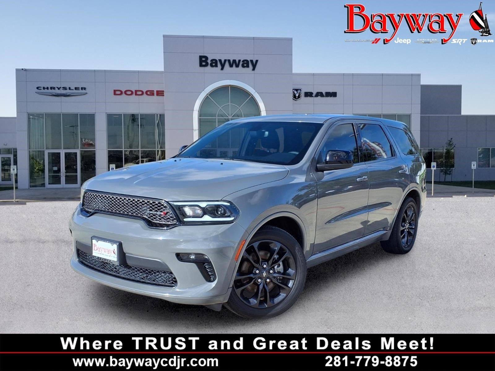 2022 Dodge Durango SXT Gray at DeMontrond Auto Country