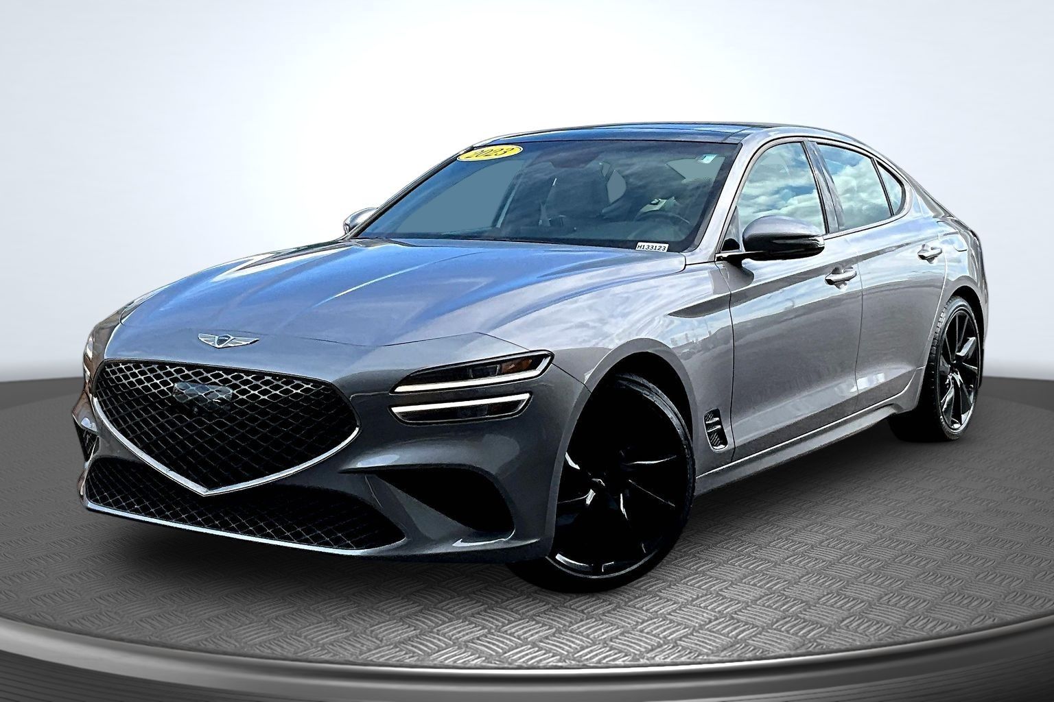 Savile Silver 2023 Genesis G70 Sedan Rear-Wheel Drive 8-Speed Automatic
