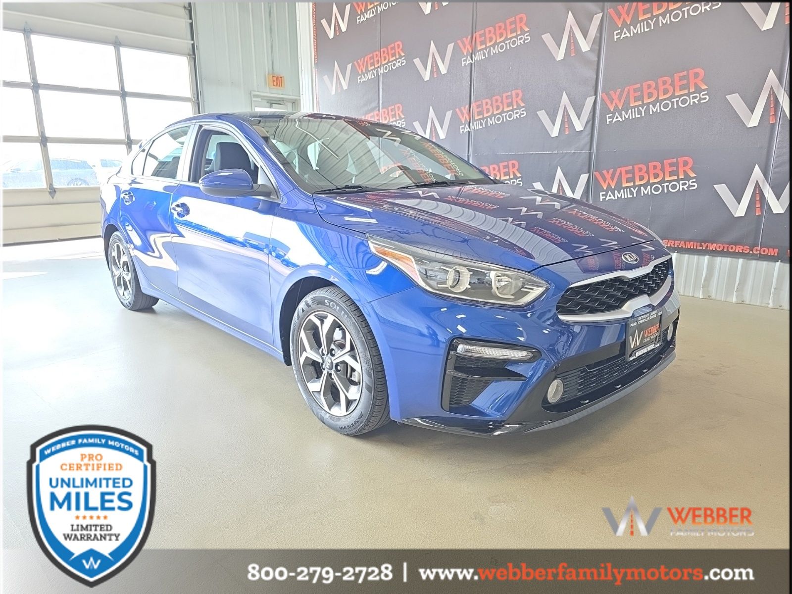 Deep Sea Blue 2021 Kia Forte Sedan Front-Wheel Drive Continuously Variable Transmission