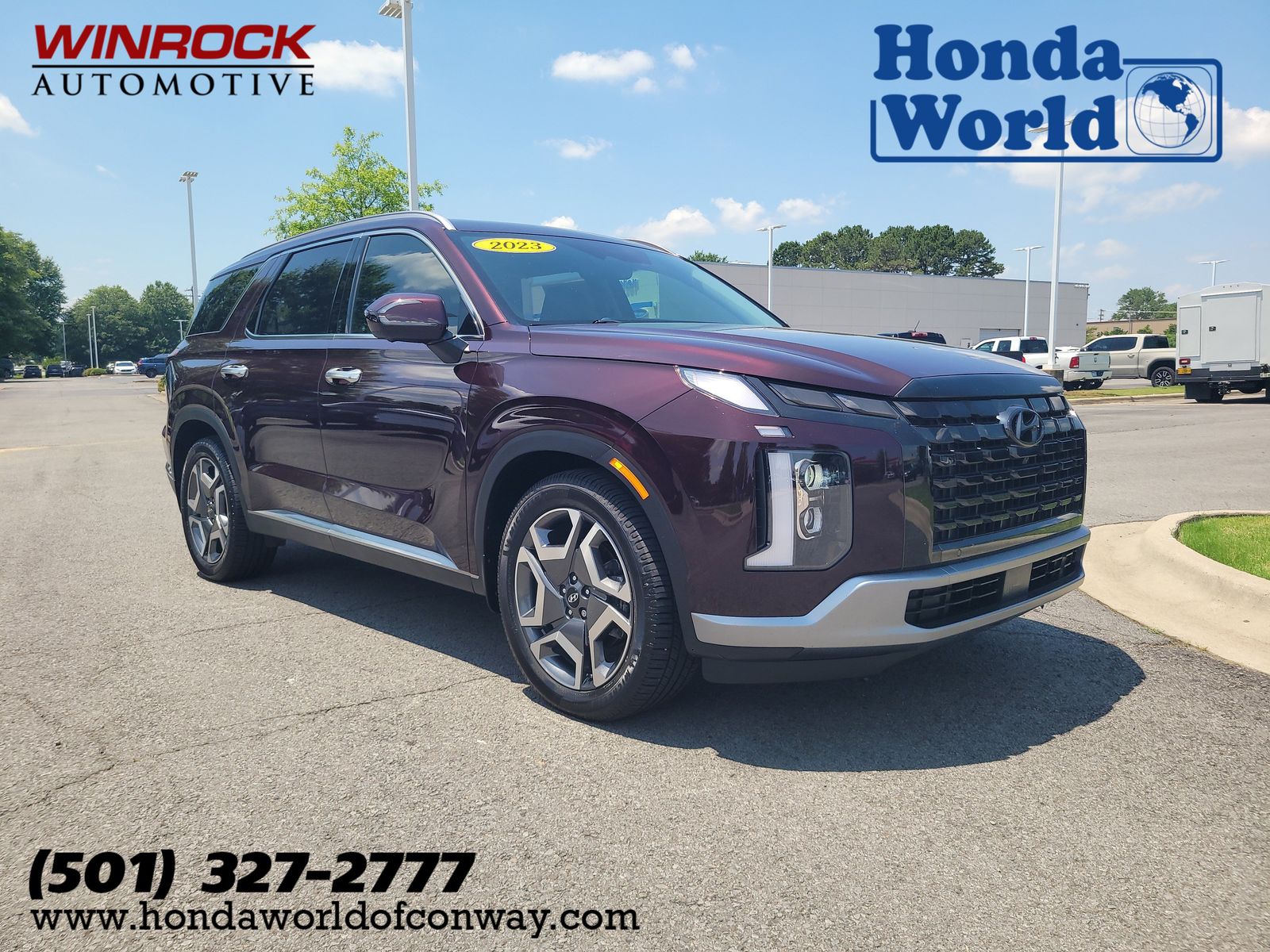 Red (Burgundy) 2023 Hyundai Palisade Limited AWD SUV / Crossover All-Wheel Drive 8-Speed Automatic