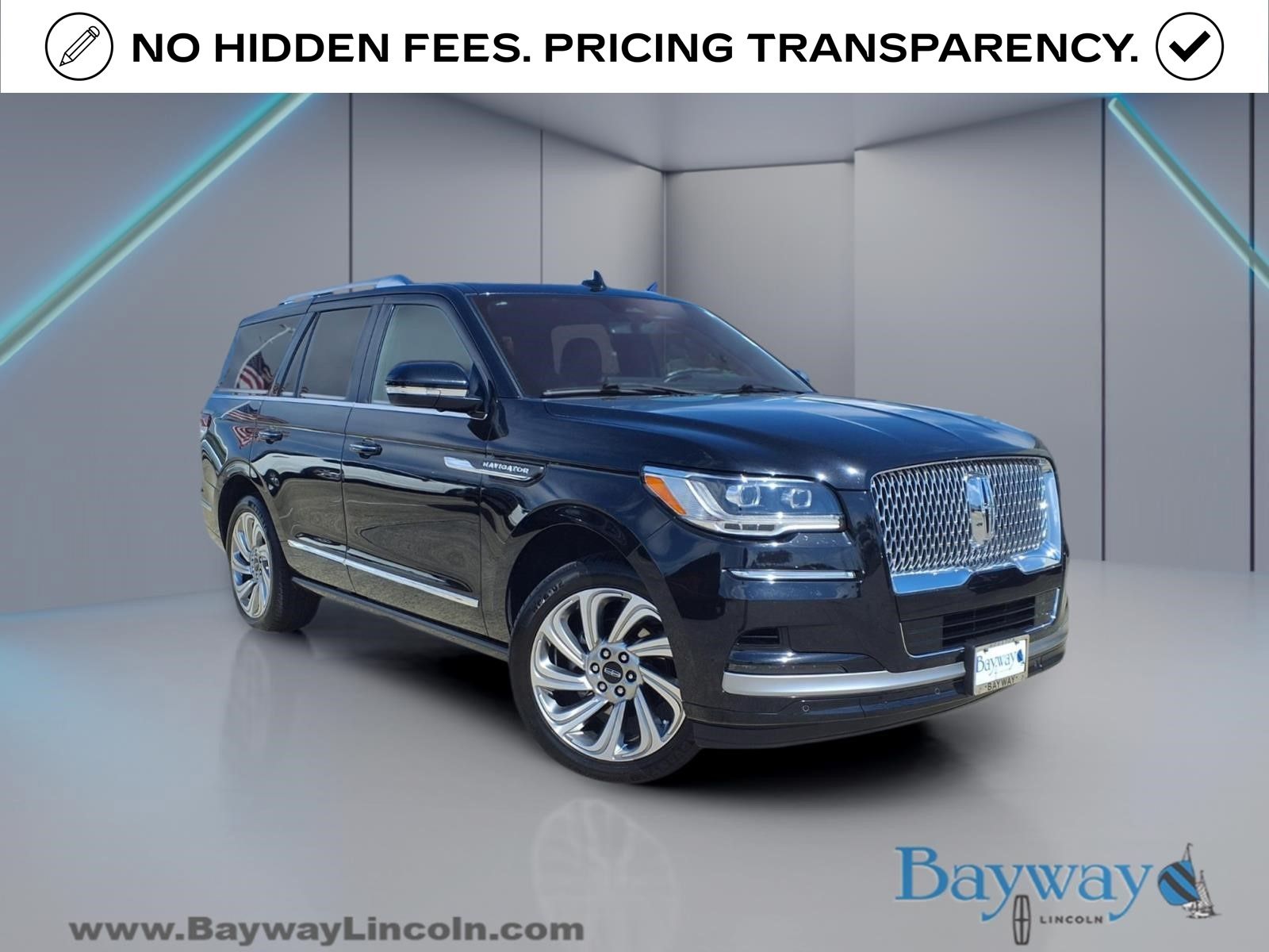 Black Metallic 2024 Lincoln Navigator SUV / Crossover Four-Wheel Drive 10-Speed Automatic
