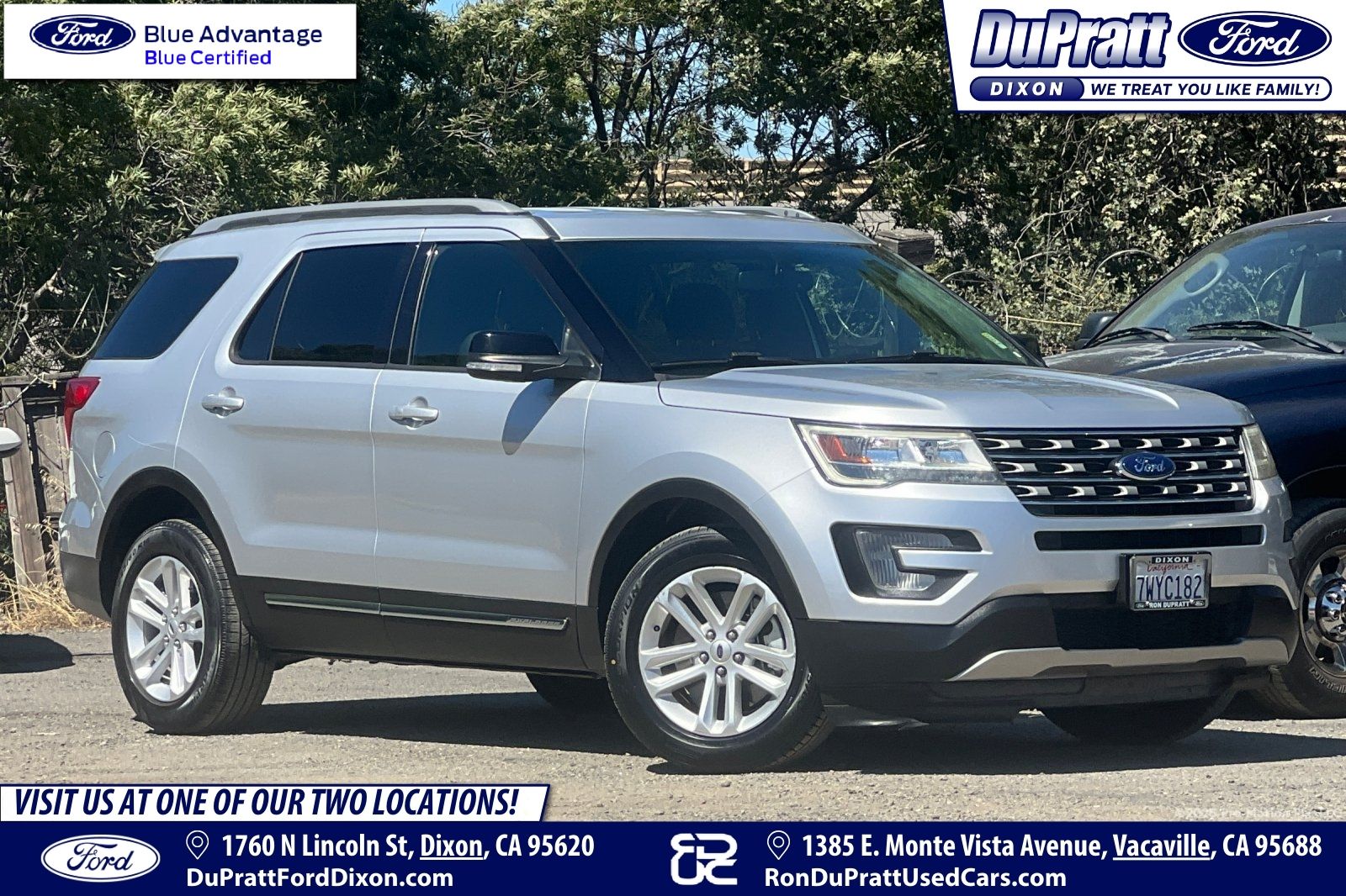 Ingot Silver 2017 Ford Explorer SUV / Crossover Front-Wheel Drive 6-Speed Automatic