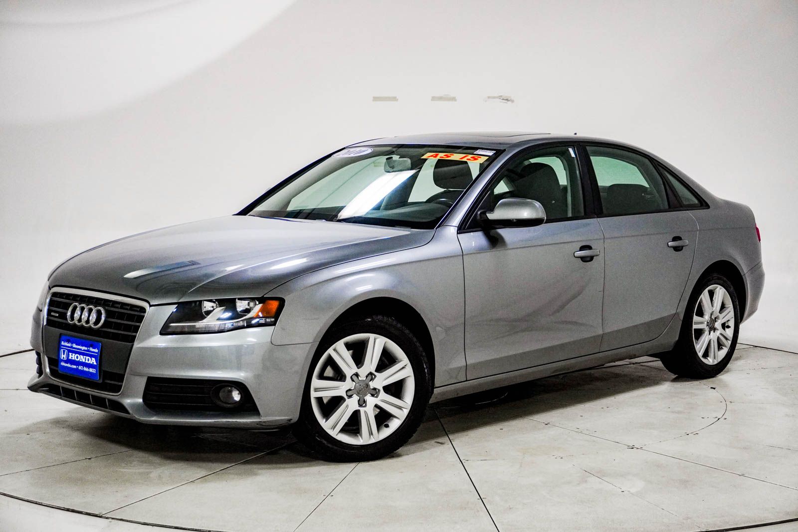 Monza Silver Metallic 2010 Audi A4 2.0T quattro Premium AWD Sedan All-Wheel Drive 6-Speed Automatic
