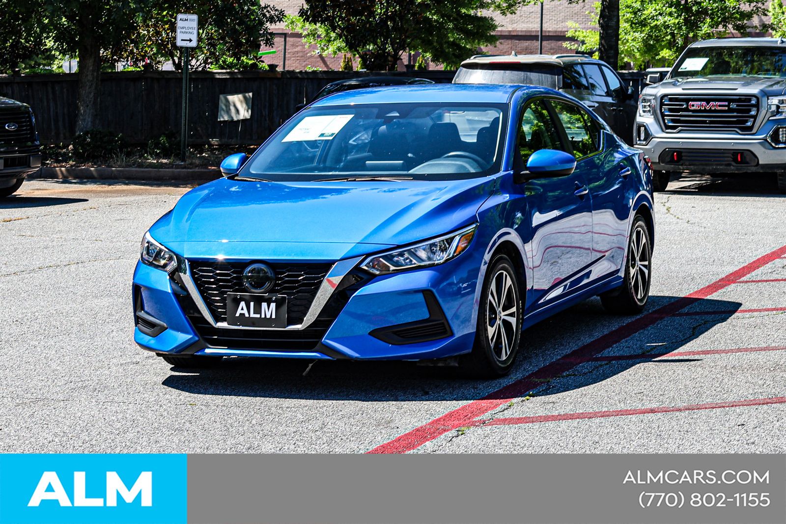 Used 2023 Blue Nissan SV image 4