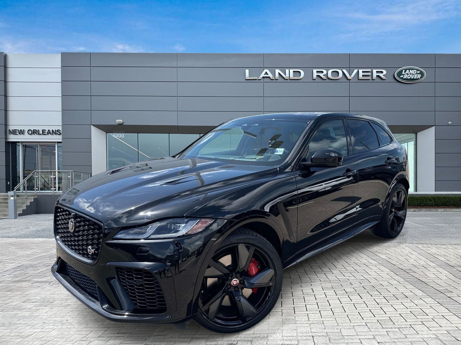 Santorini Black 2023 Jaguar F-PACE SVR AWD SUV / Crossover All-Wheel Drive 8-Speed Automatic
