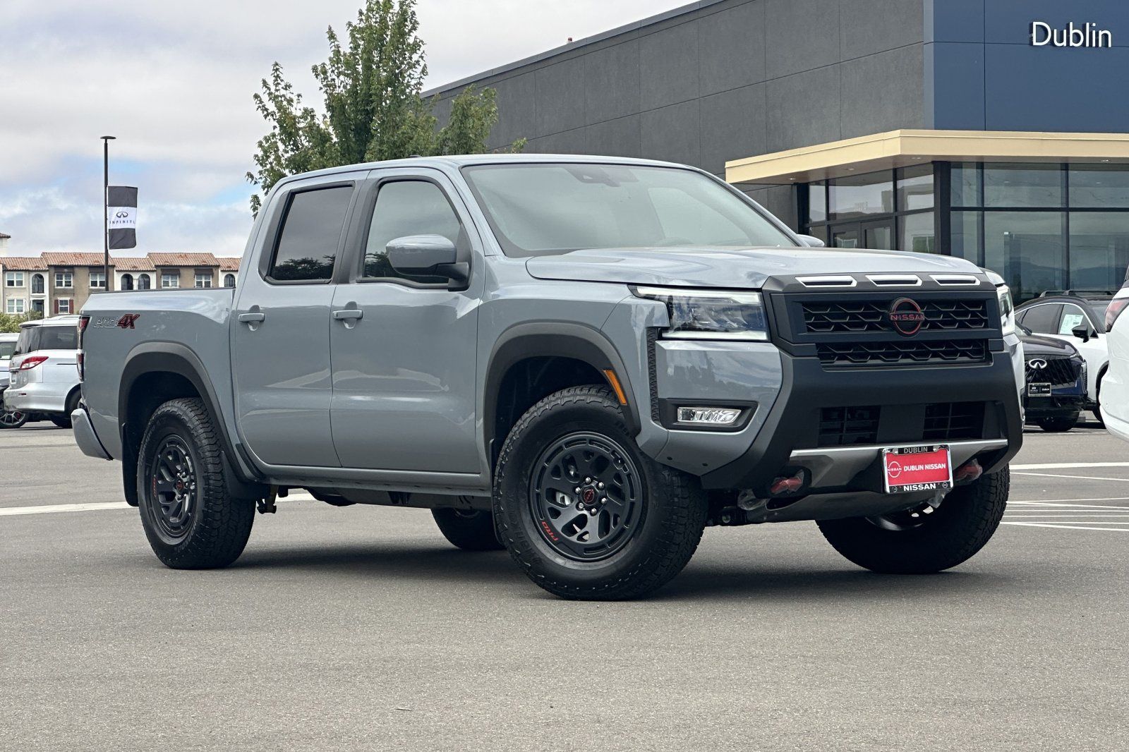 Boulder Gray Pearl 2026 Nissan Frontier Pickup Truck Four-Wheel Drive 9-Speed Automatic Overdrive