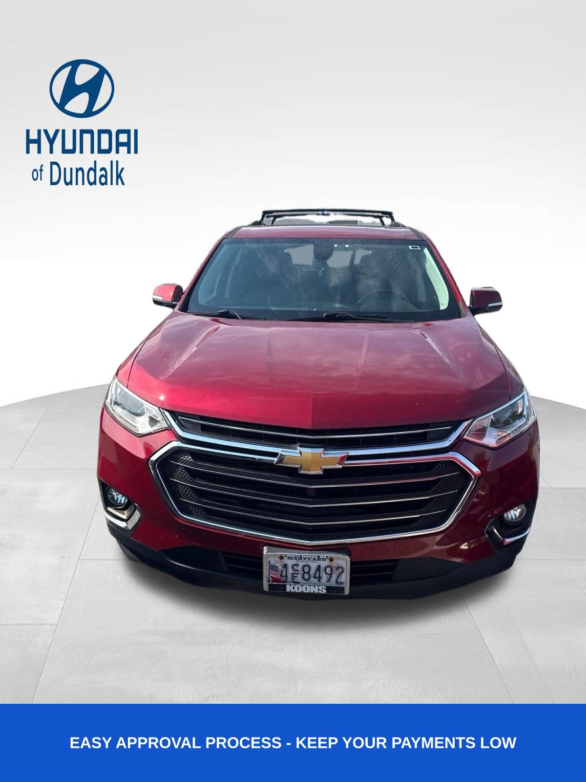 Cajun Red Tintcoat 2019 Chevrolet Traverse SUV / Crossover Four-Wheel Drive 9-Speed Automatic