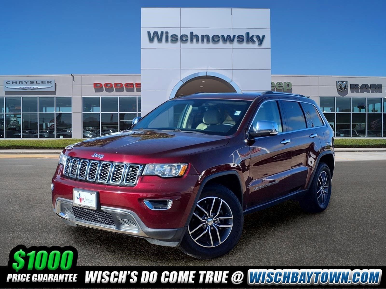 Velvet Red Pearlcoat 2017 Jeep Grand Cherokee SUV / Crossover 4X2 8-Speed Automatic