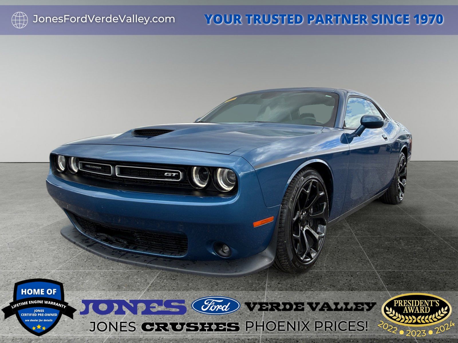 Blue (Frostbite) 2021 Dodge Challenger GT RWD Coupe Rear-Wheel Drive 8-Speed Automatic