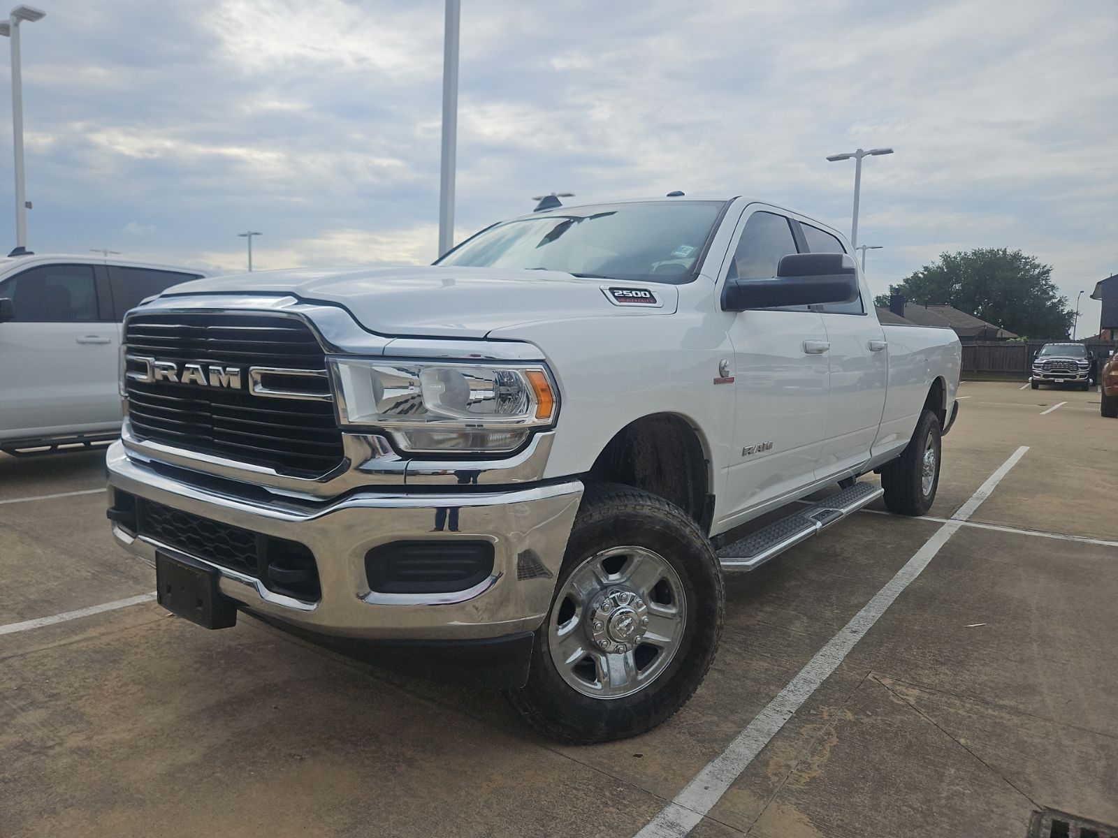 2021 Ram 2500 Big Horn White at North Houston Mitsubishi