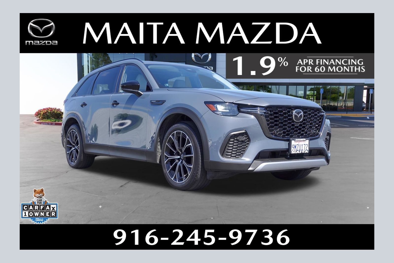Polymetal Gray Metallic 2025 Mazda CX-70 PHEV Premium AWD SUV / Crossover All-Wheel Drive 8-Speed Automatic