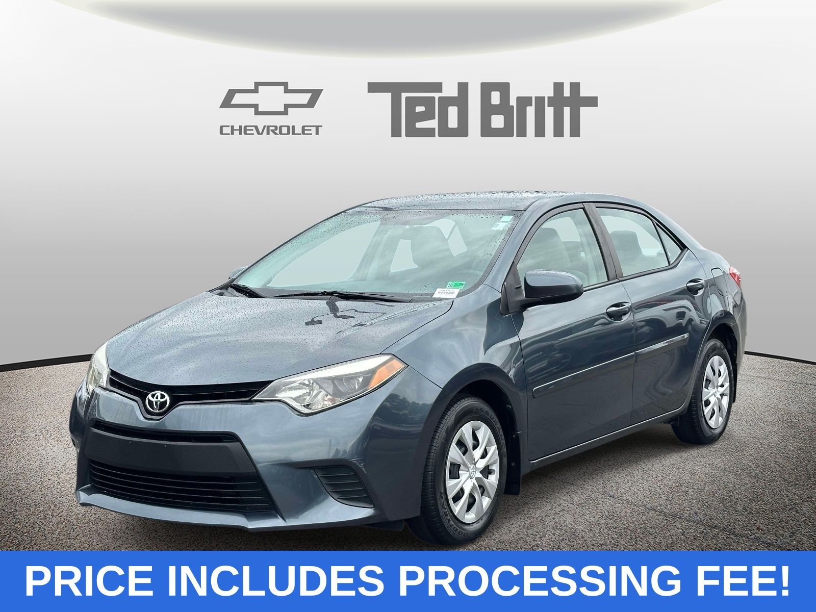 Slate Metallic 2014 Toyota Corolla Sedan Front-Wheel Drive Continuously Variable Transmission