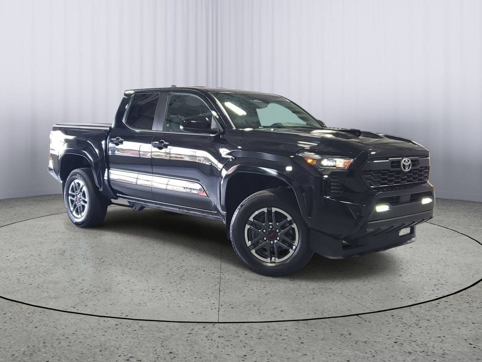 Black 2024 Toyota Tacoma Pickup Truck Four-Wheel Drive 8-Speed Automatic