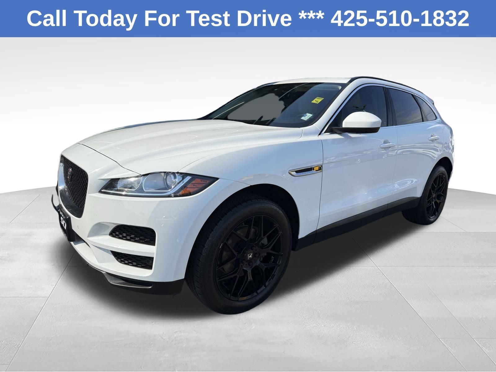 White 2019 Jaguar F-PACE SUV / Crossover All-Wheel Drive 8-Speed Automatic