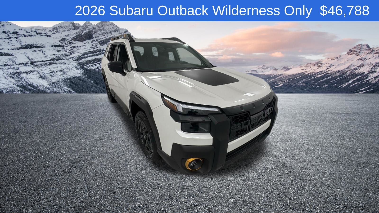 Crystal White Pearl 2026 Subaru Outback SUV / Crossover All-Wheel Drive Continuously Variable Transmission