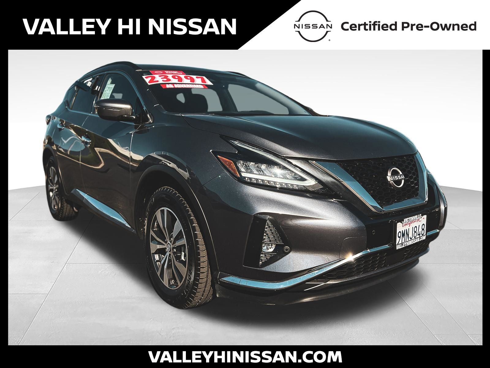 Gray (Gun Metallic) 2024 Nissan Murano SUV / Crossover Front-Wheel Drive Continuously Variable Transmission
