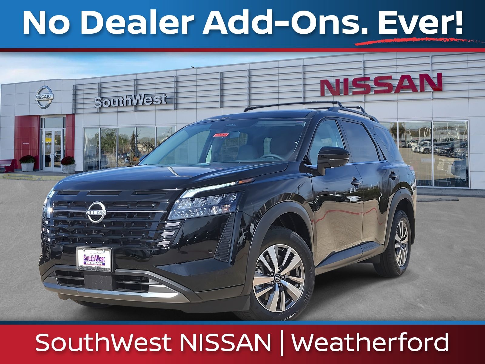 Super Black 2026 Nissan Pathfinder SL 4WD SUV / Crossover All-Wheel Drive 9-Speed Automatic