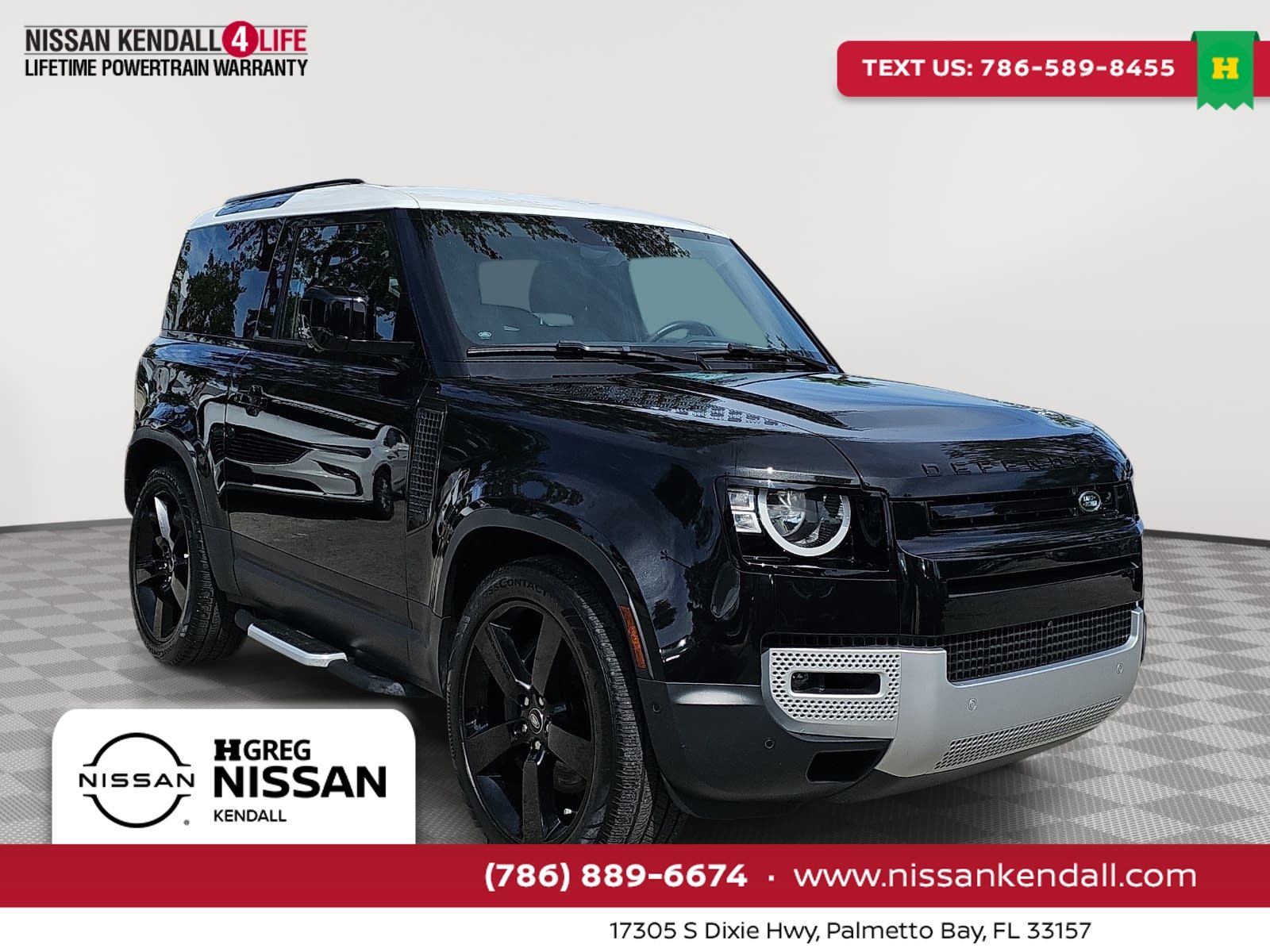 Black 2023 Land Rover Defender SUV / Crossover All-Wheel Drive 8-Speed Automatic
