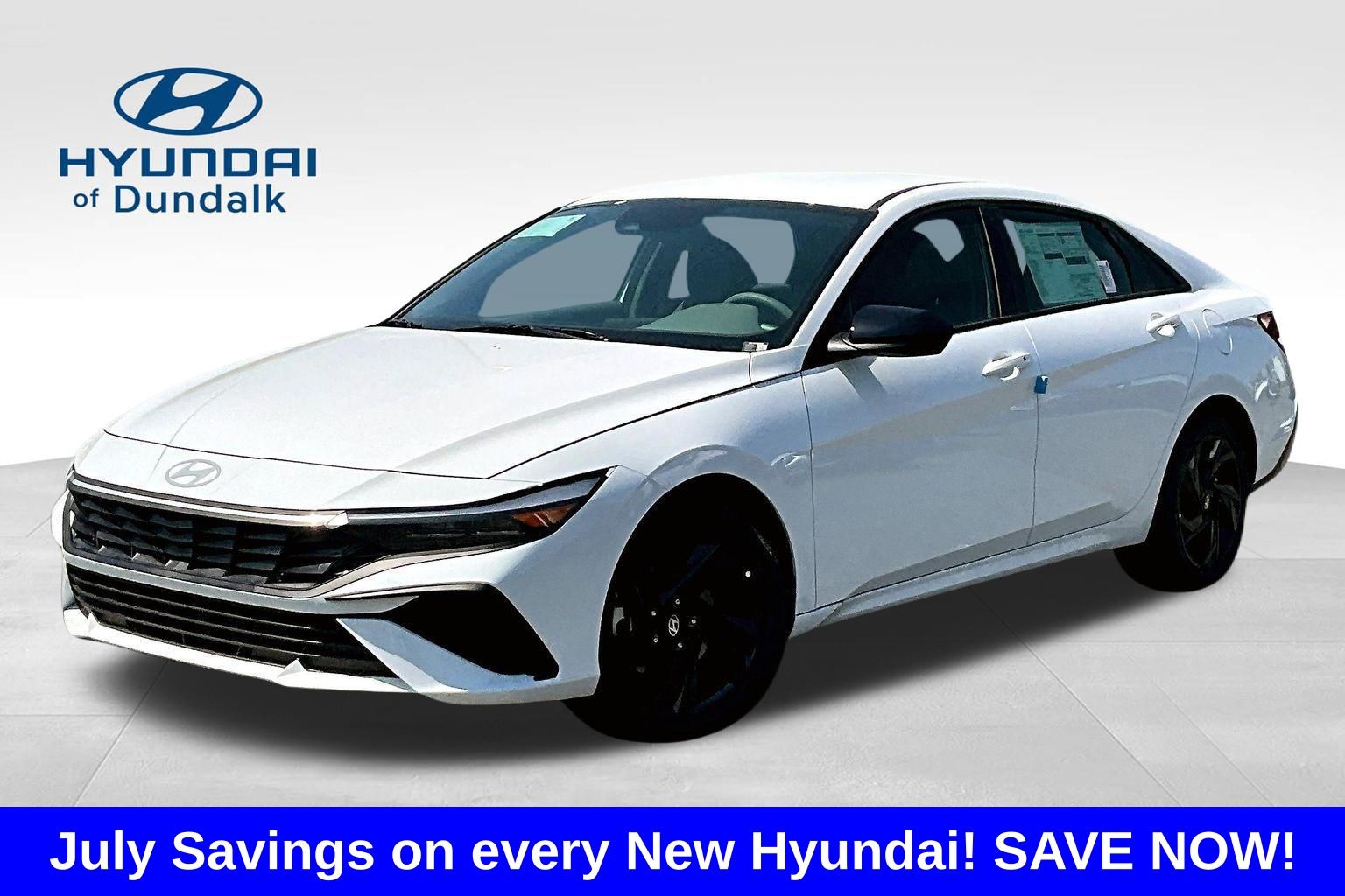 Serenity White Pearl 2026 Hyundai Elantra Sedan Front-Wheel Drive Continuously Variable Transmission