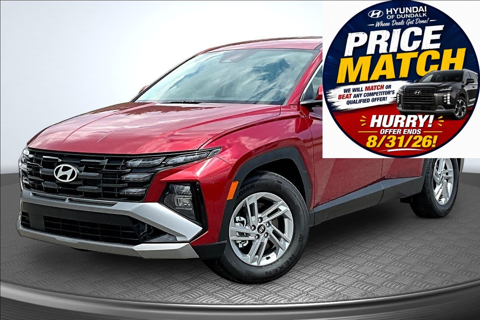Ultimate Red 2026 Hyundai Tucson SUV / Crossover Front-Wheel Drive 8-Speed Automatic