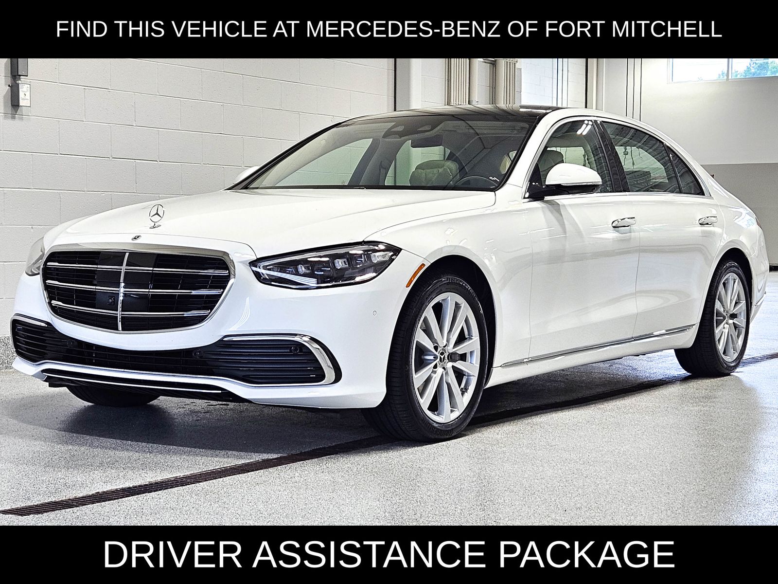 MANUFAKTUR Moonlight White Metallic 2026 Mercedes-Benz S-Class Sedan All-Wheel Drive 9-Speed Automatic