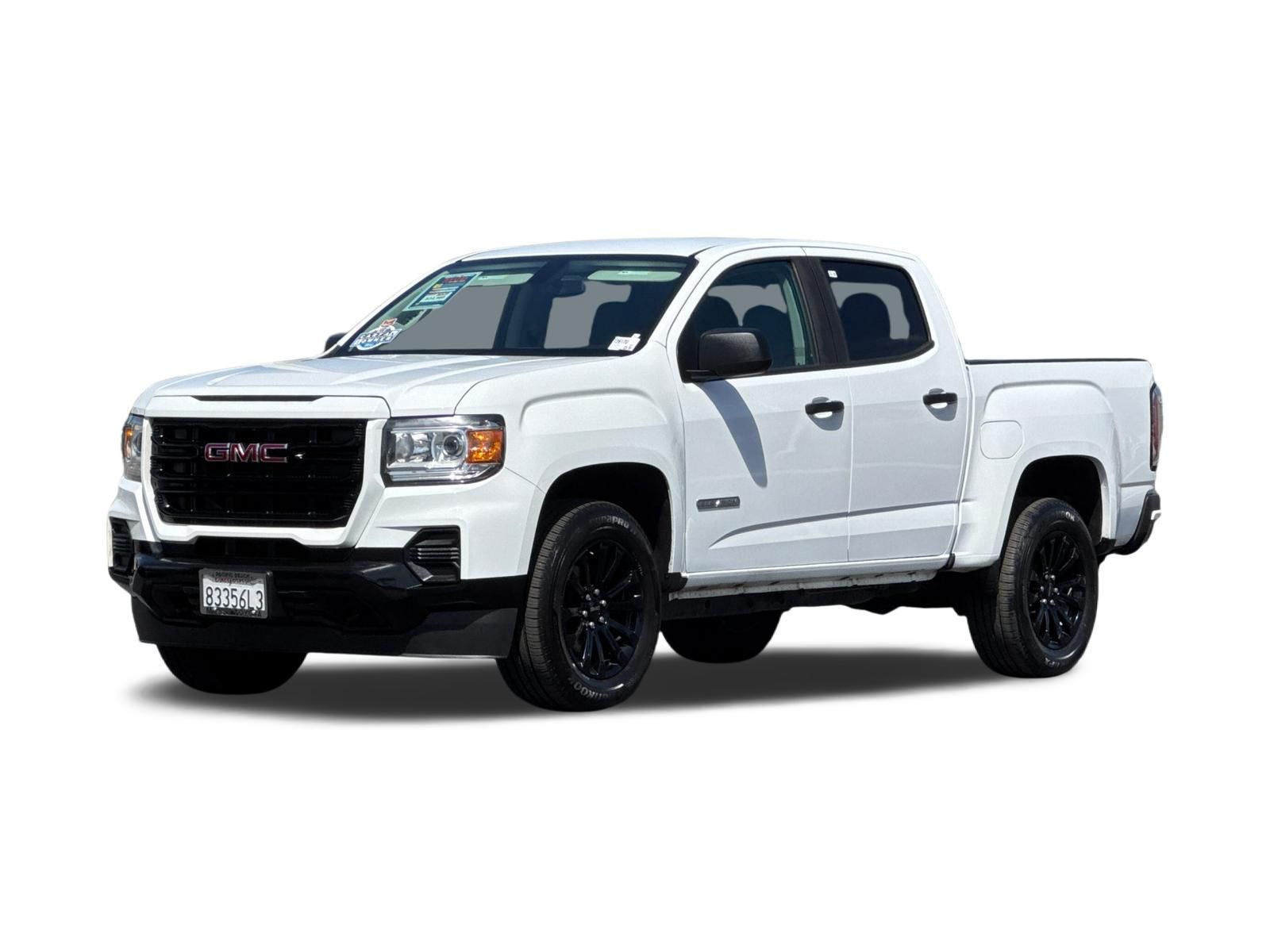 Summit White 2022 GMC Canyon Elevation Standard Crew Cab RWD Pickup Truck 4X2 8-Speed Automatic