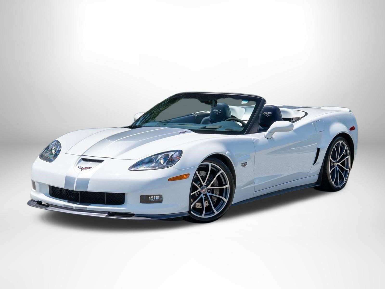 Arctic White 2013 Chevrolet Corvette Convertible Rear-Wheel Drive 6-Speed Manual
