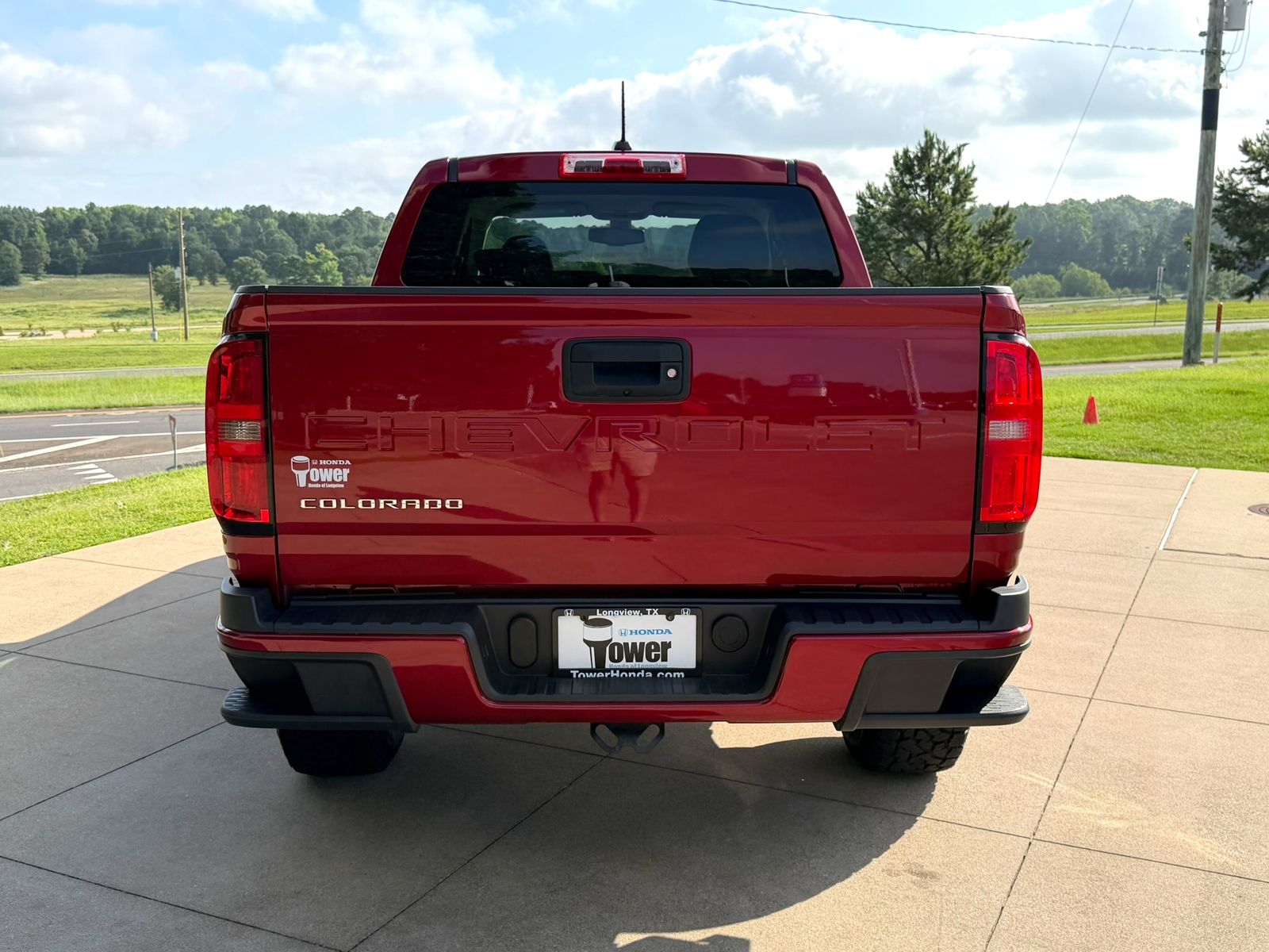 Used 2022 Cherry Red Tintcoat Chevrolet Work Truck image 5