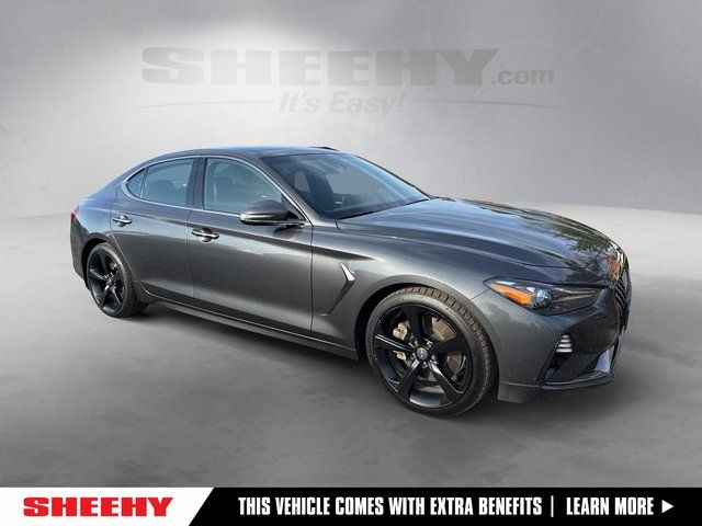 Himalayan Gray 2020 Genesis G70 2.0T RWD Sedan Rear-Wheel Drive 8-Speed Automatic