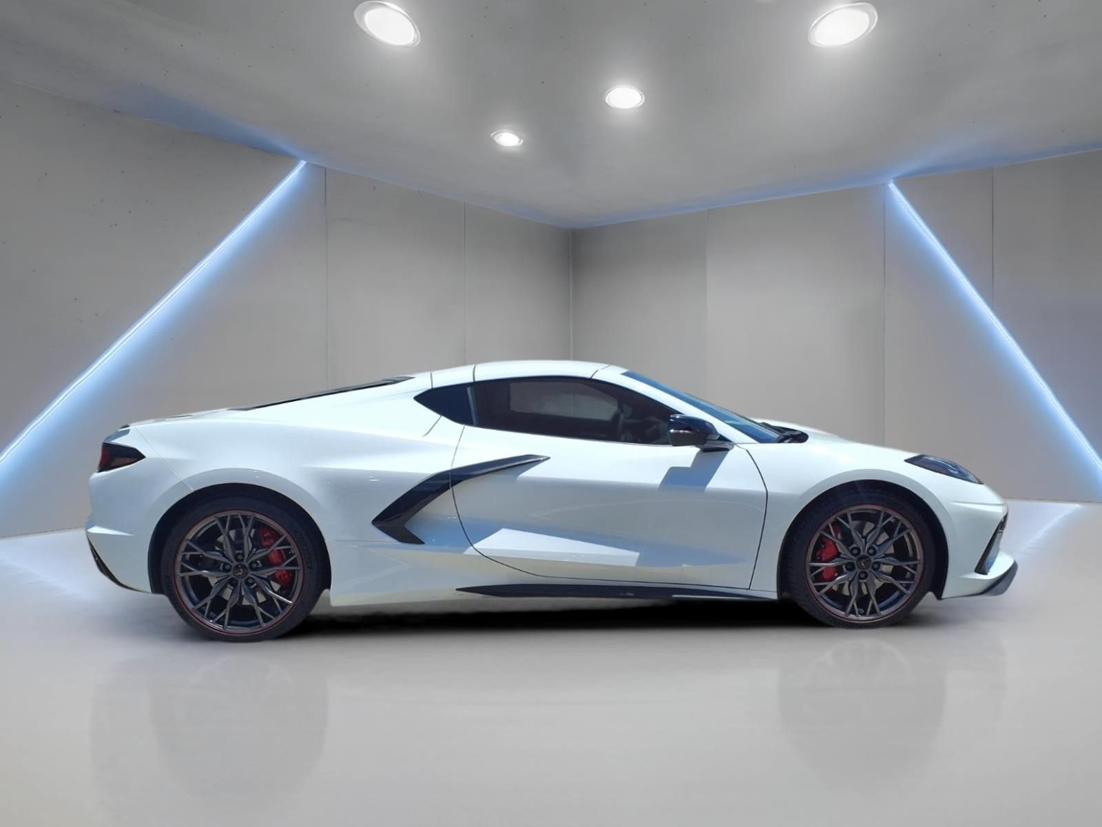 2025 Chevrolet Corvette Stingray White at DeMontrond Gulf Freeway