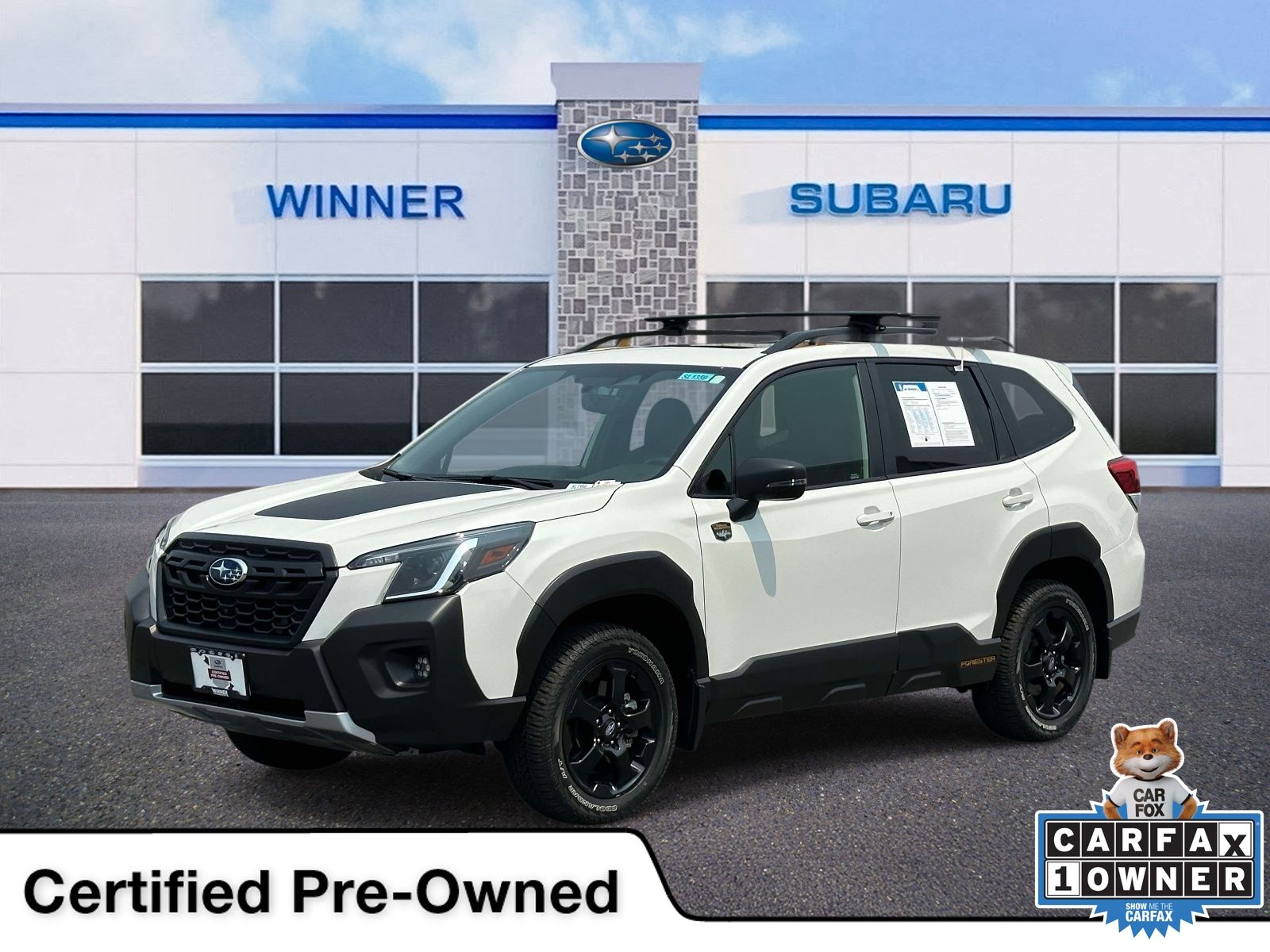 Crystal White Pearl 2025 Subaru Forester SUV / Crossover All-Wheel Drive Continuously Variable Transmission