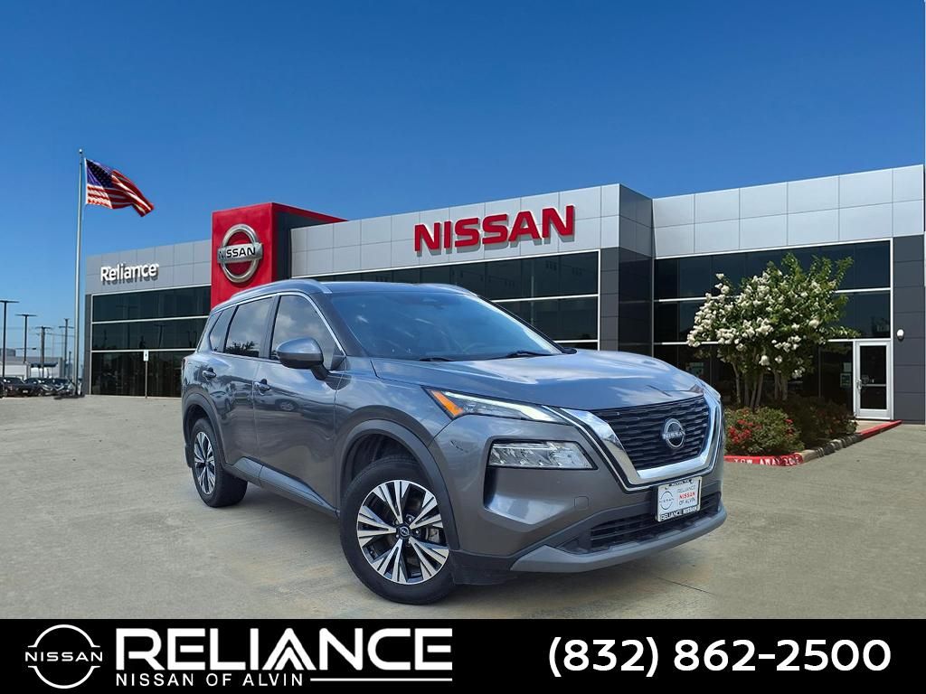 Gray (Gun Metallic) 2022 Nissan Rogue SV FWD SUV / Crossover Front-Wheel Drive Continuously Variable Transmission