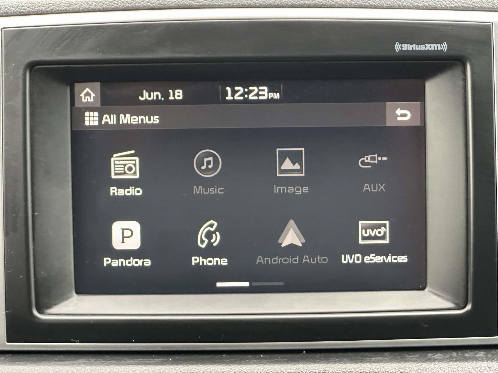Used 2017 Blue Kia LX image 4